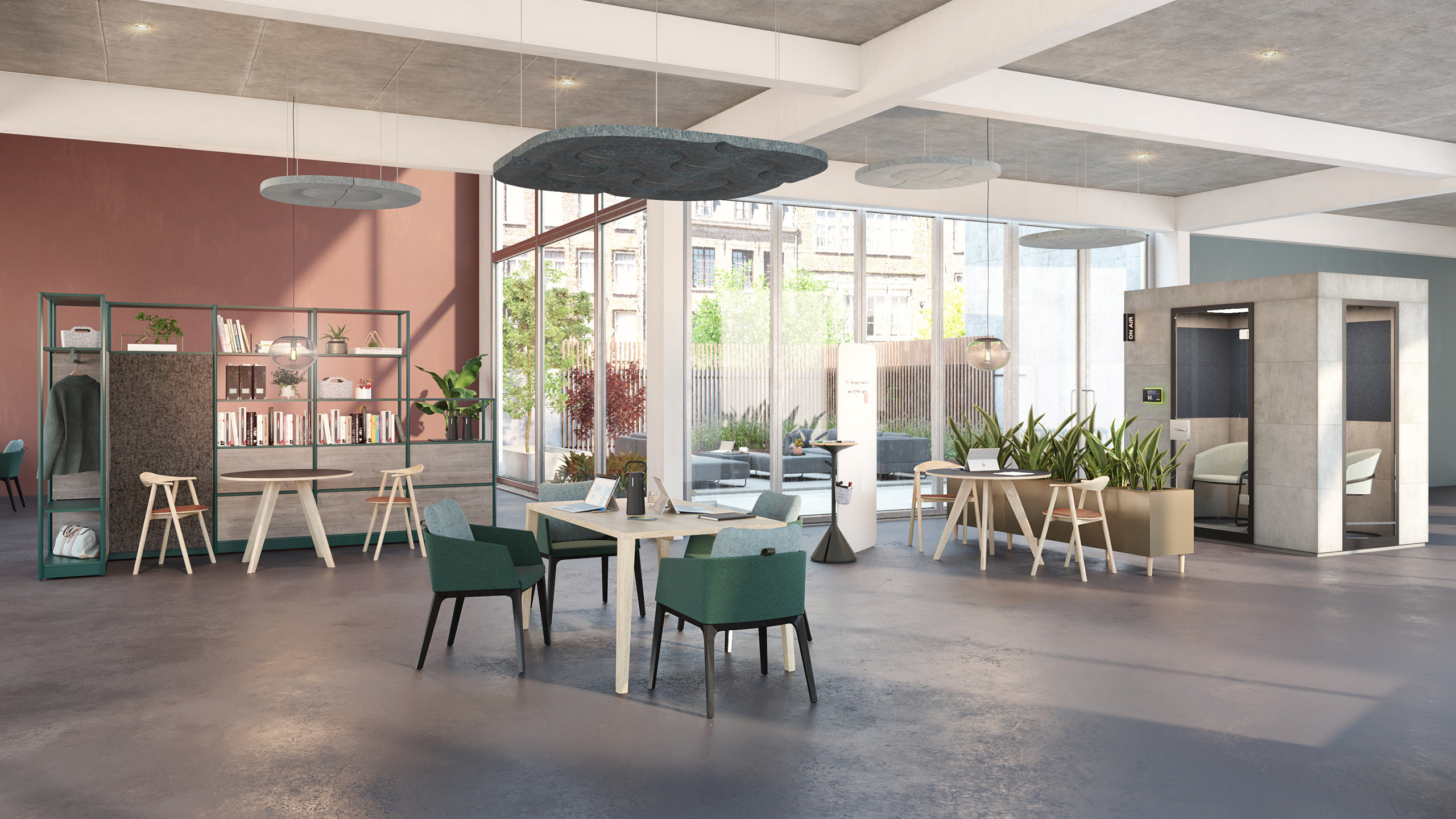 Bueroeinrichtung Aufenthaltsraum Hero