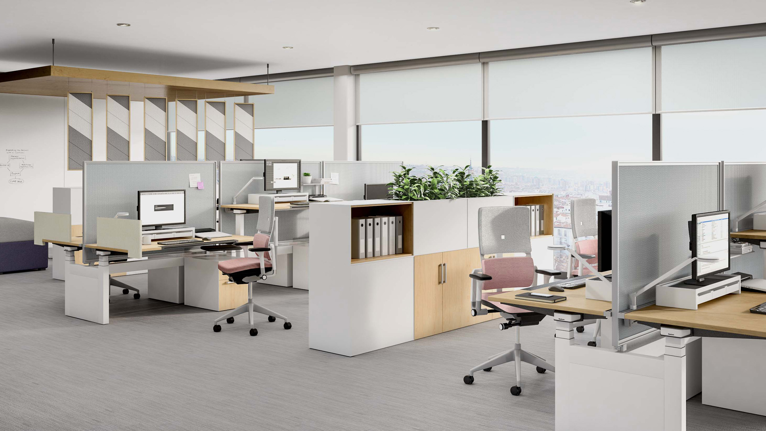 Bueroeinrichtung Großraumbuero Hero